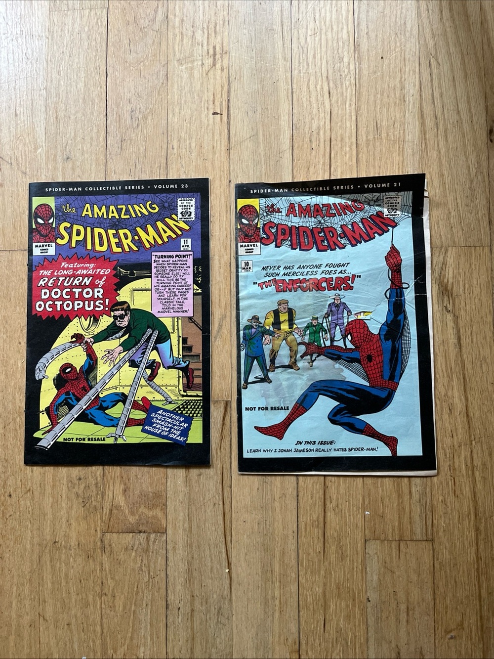 Vintage 2007  Marvel Spider Man collectible series Volume #21 & #23 (see desc)